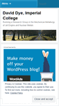 Mobile Screenshot of dyedavid.com